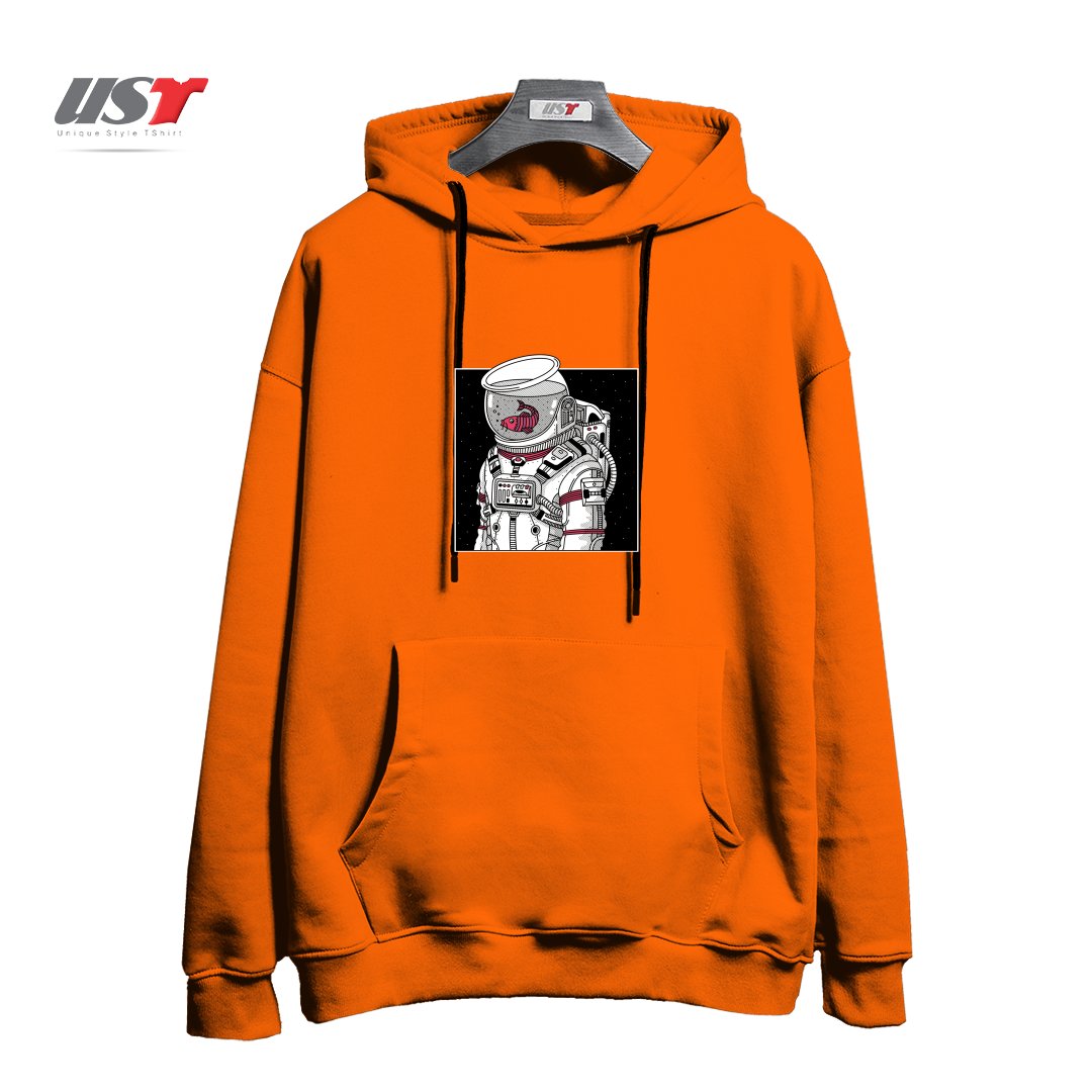 طرح STAR FISH هودی اورسایزرنگ نارنجی