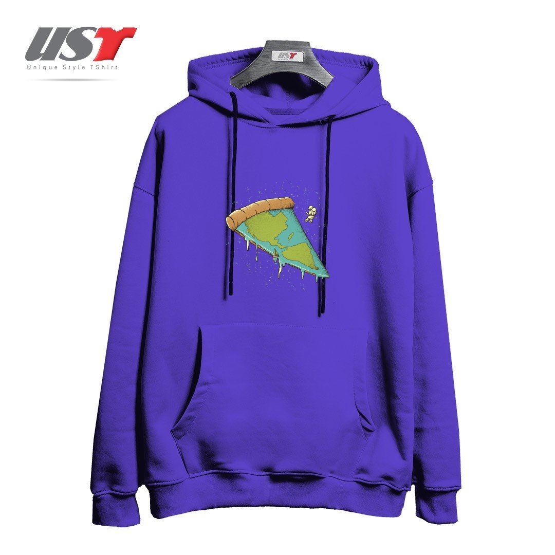 هودی اورسایز طرح PIZZA EARTH