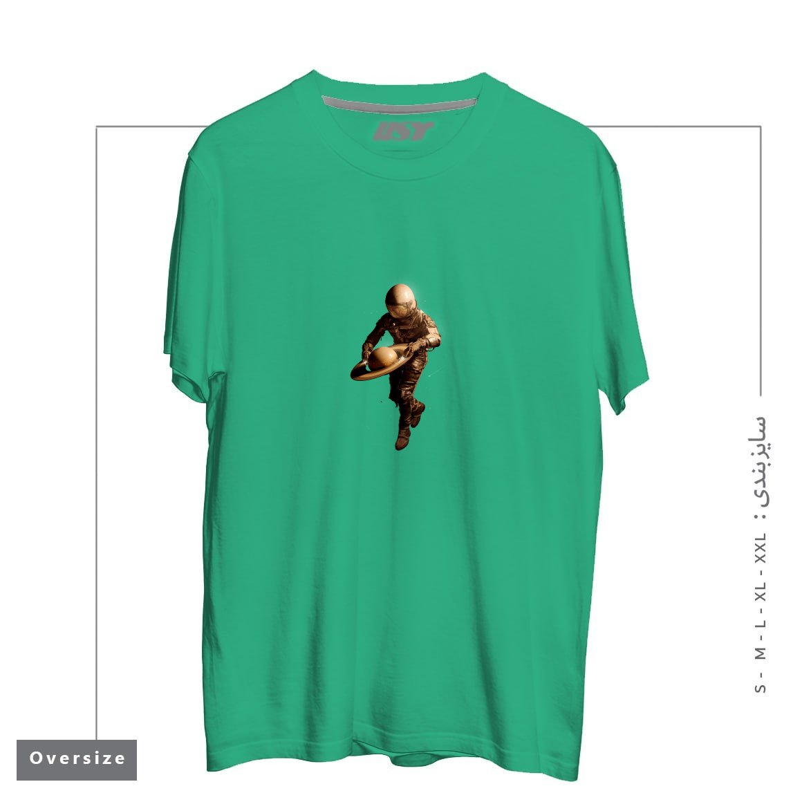 تیشرت اورسایز طرح SATURNTABLE4545