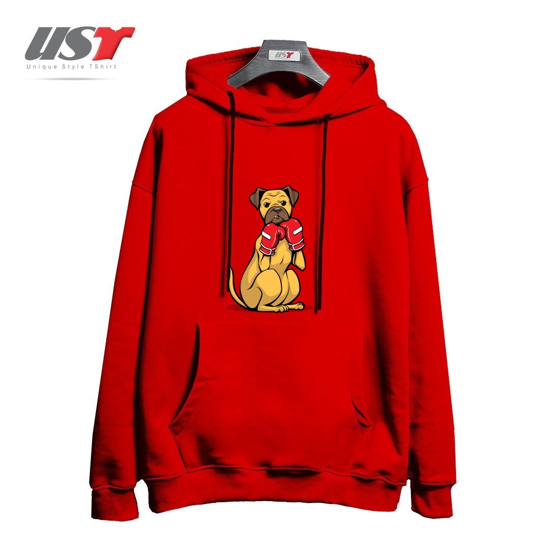 هودی اورسایز طرح BOXING BOXER4114