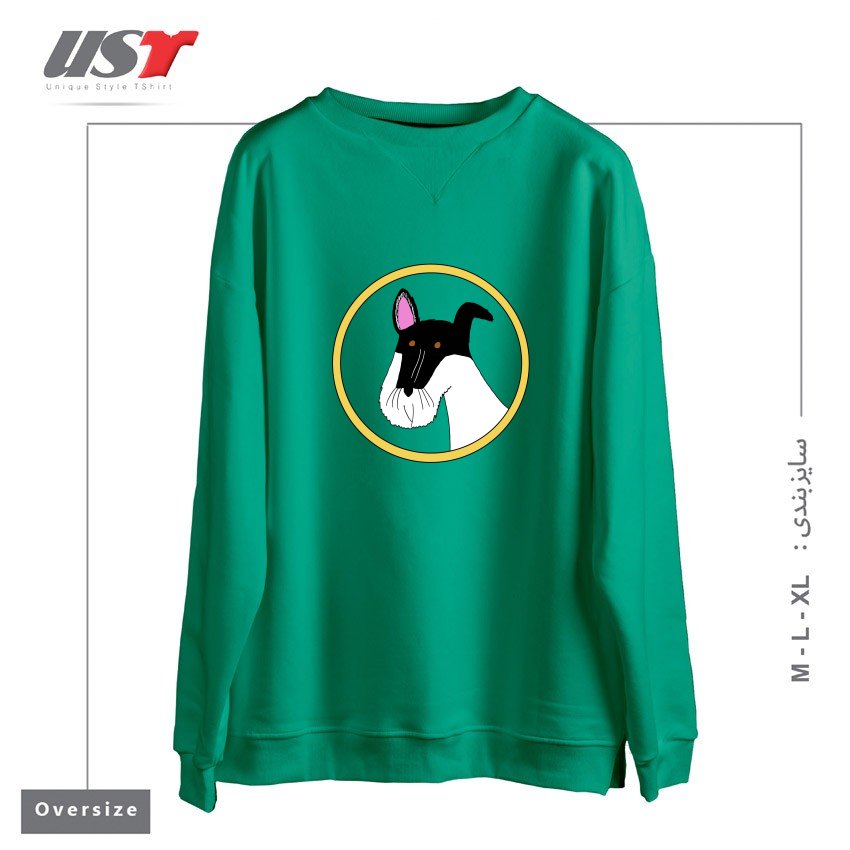 سوییشرت اورسایز طرح FREDDIE