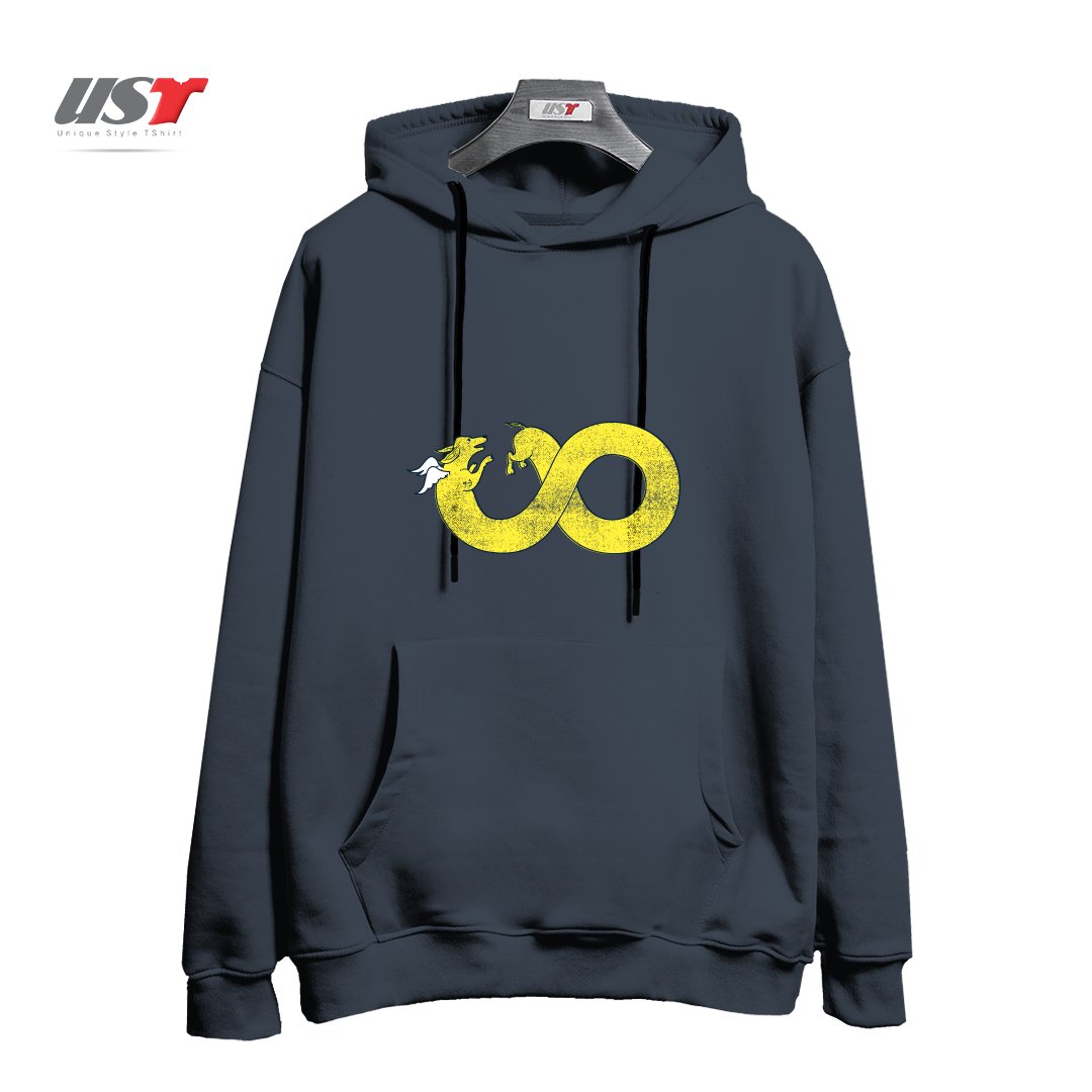 طرح THE YEAR OF THE DOG هودی اورسایزرنگ دودی