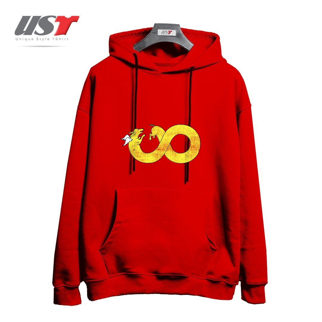 هودی اورسایز طرح THE YEAR OF THE DOG