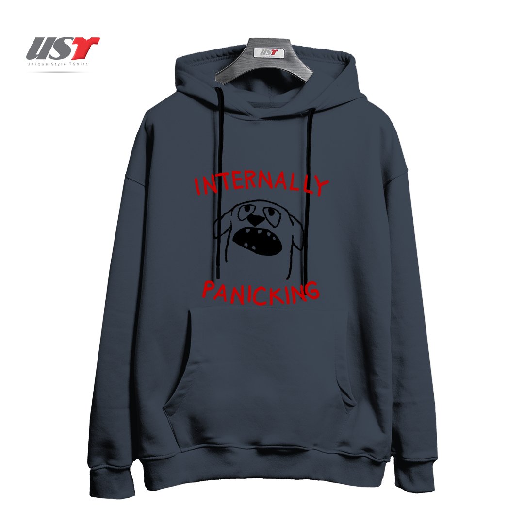 طرح PROJECTING CALM هودی اورسایزرنگ دودی