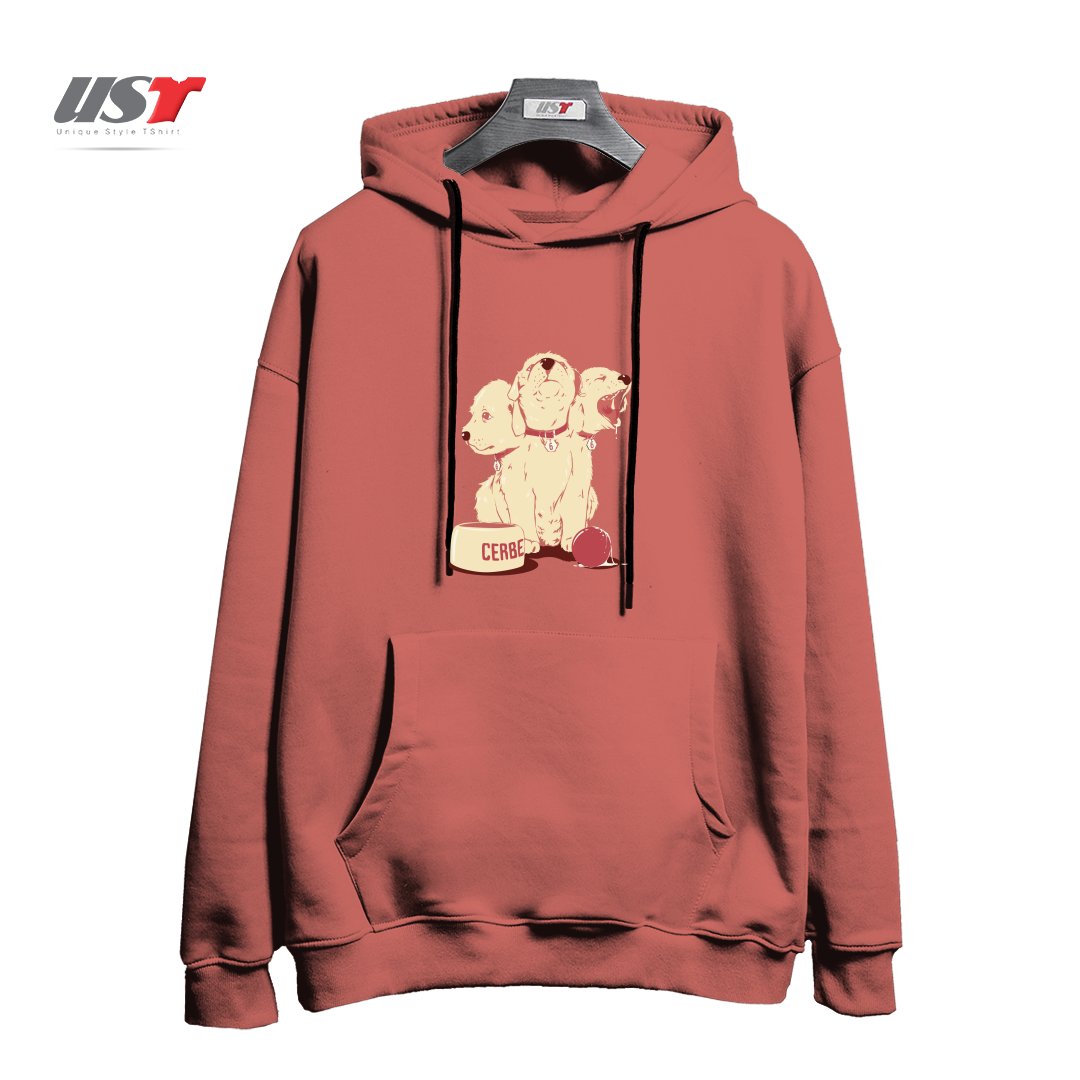 طرح SATAN'S LITTLE HELPER هودی اورسایزرنگ آجری