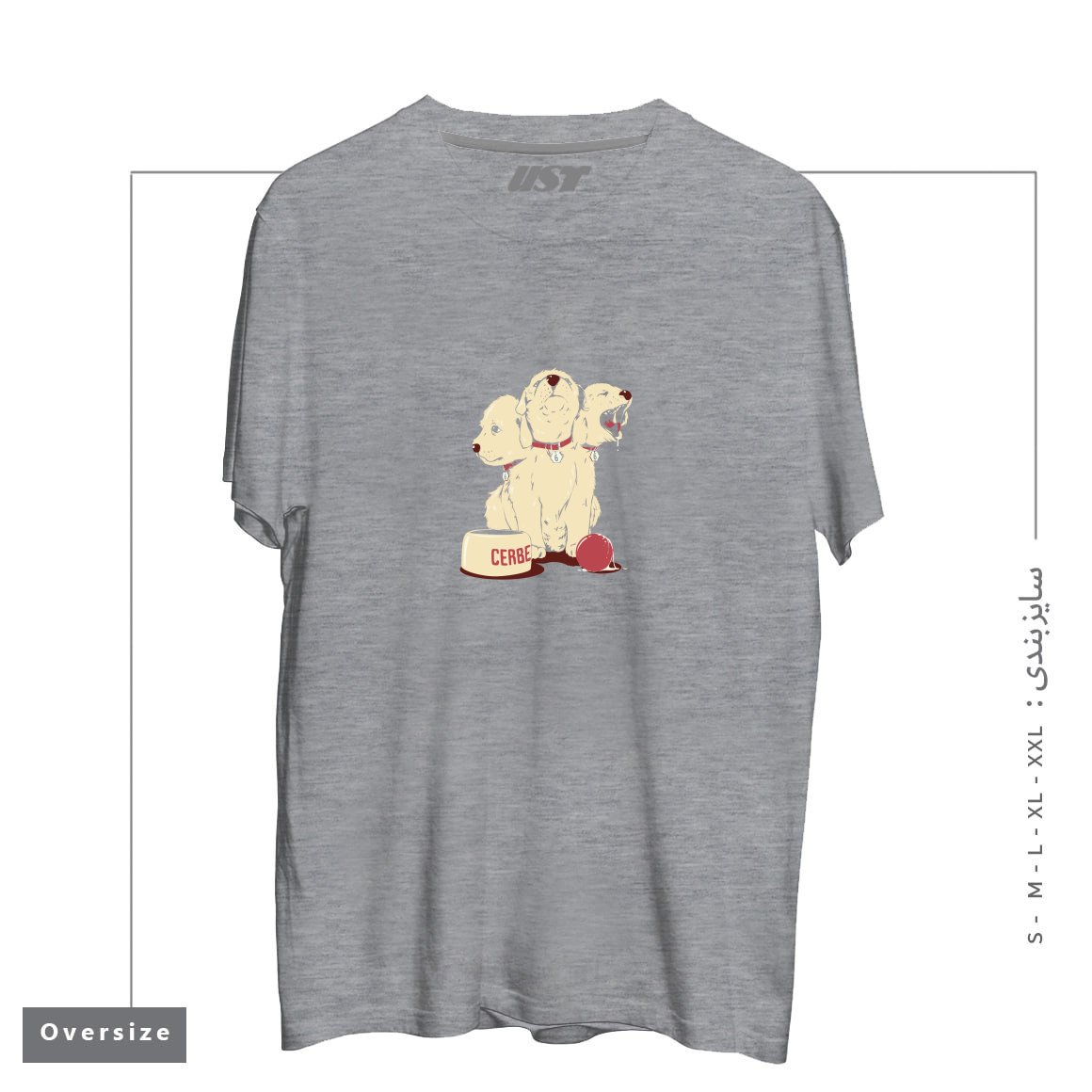 تیشرت اورسایز طرح SATAN'S LITTLE HELPER