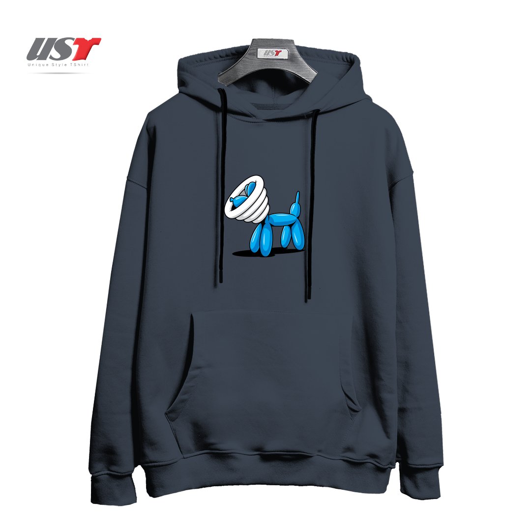 طرح SCRATCHY هودی اورسایزرنگ دودی