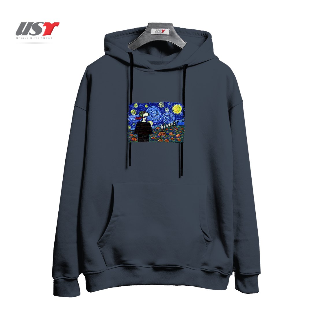 هودی اورسایز طرح STARRY GREAT PUMPKIN NIGHT