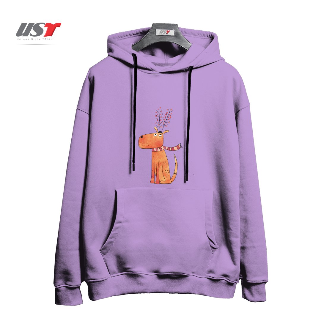 هودی اورسایز طرح THE ANTLER HAT