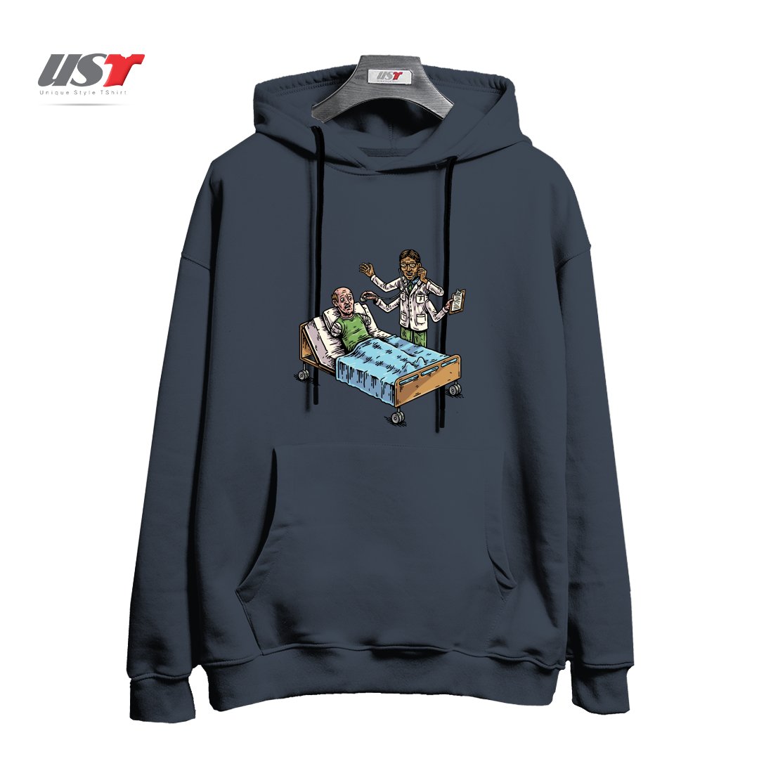 طرح BAD DOCTOR هودی اورسایزرنگ دودی