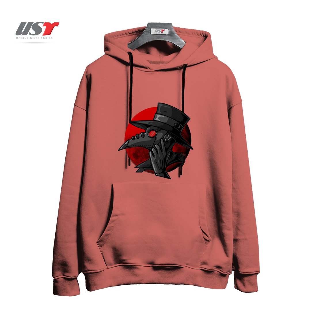 طرح CALL YOUR DOCTOR هودی اورسایزرنگ آجری