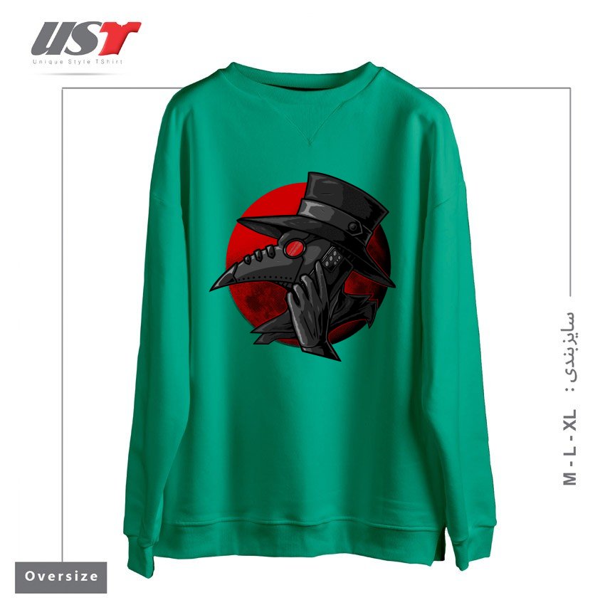 سوییشرت اورسایز طرح CALL YOUR DOCTOR