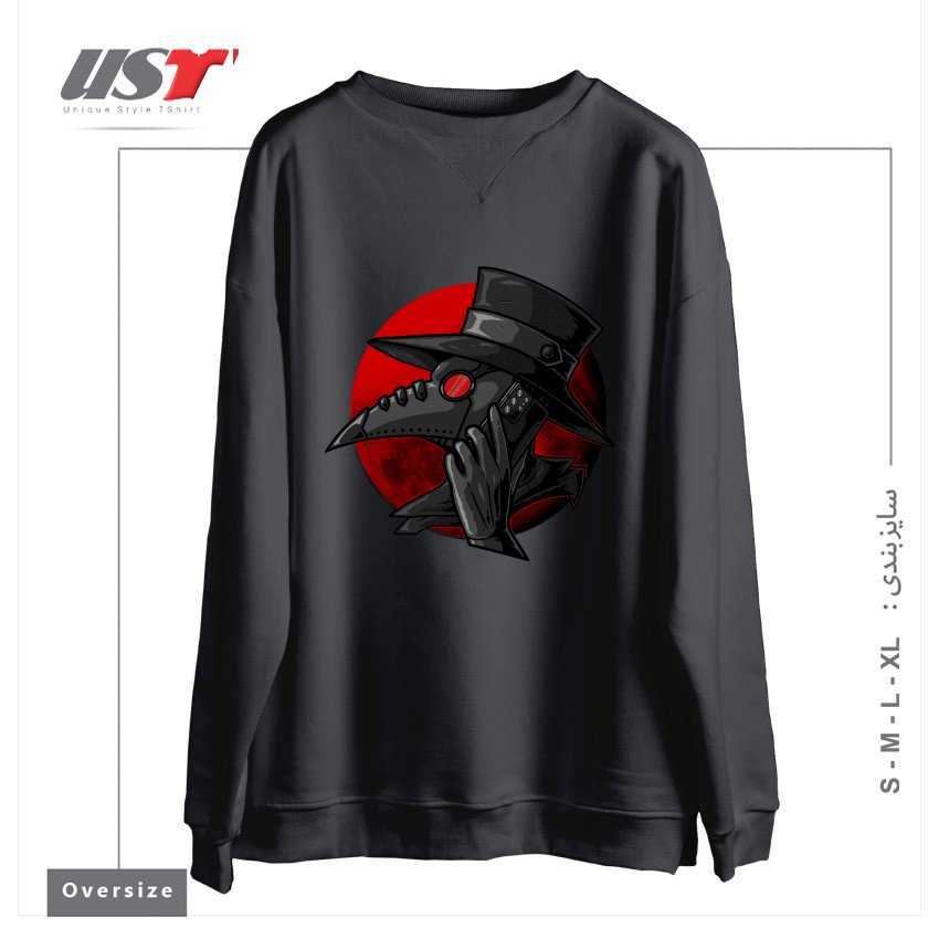 سوییشرت اورسایز طرح CALL YOUR DOCTOR