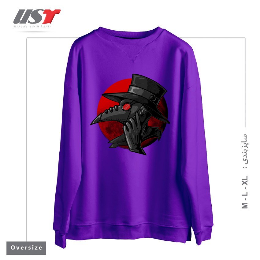 سوییشرت اورسایز طرح CALL YOUR DOCTOR