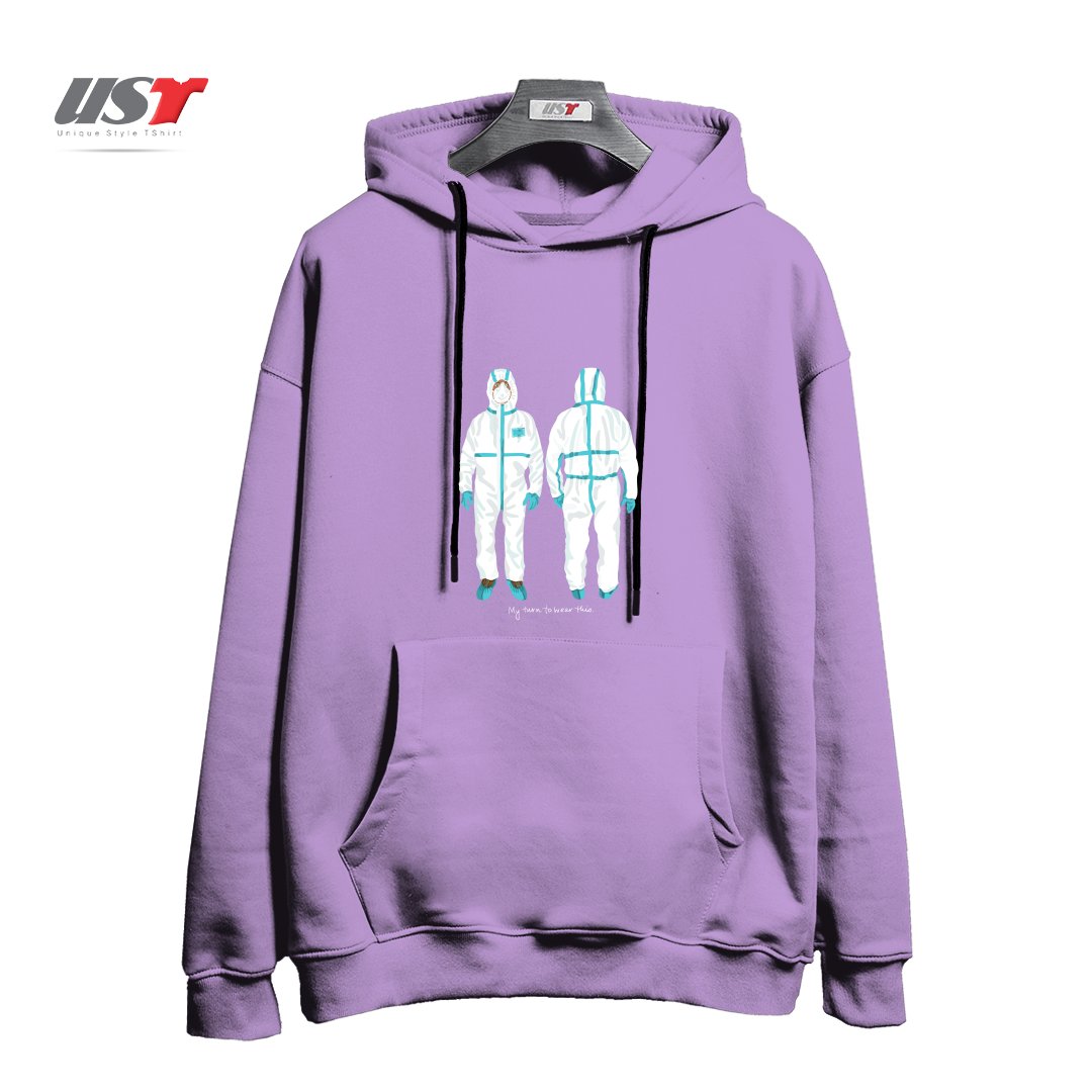 طرح MY TURN TO WEAR THIS هودی اورسایزرنگ یاسی