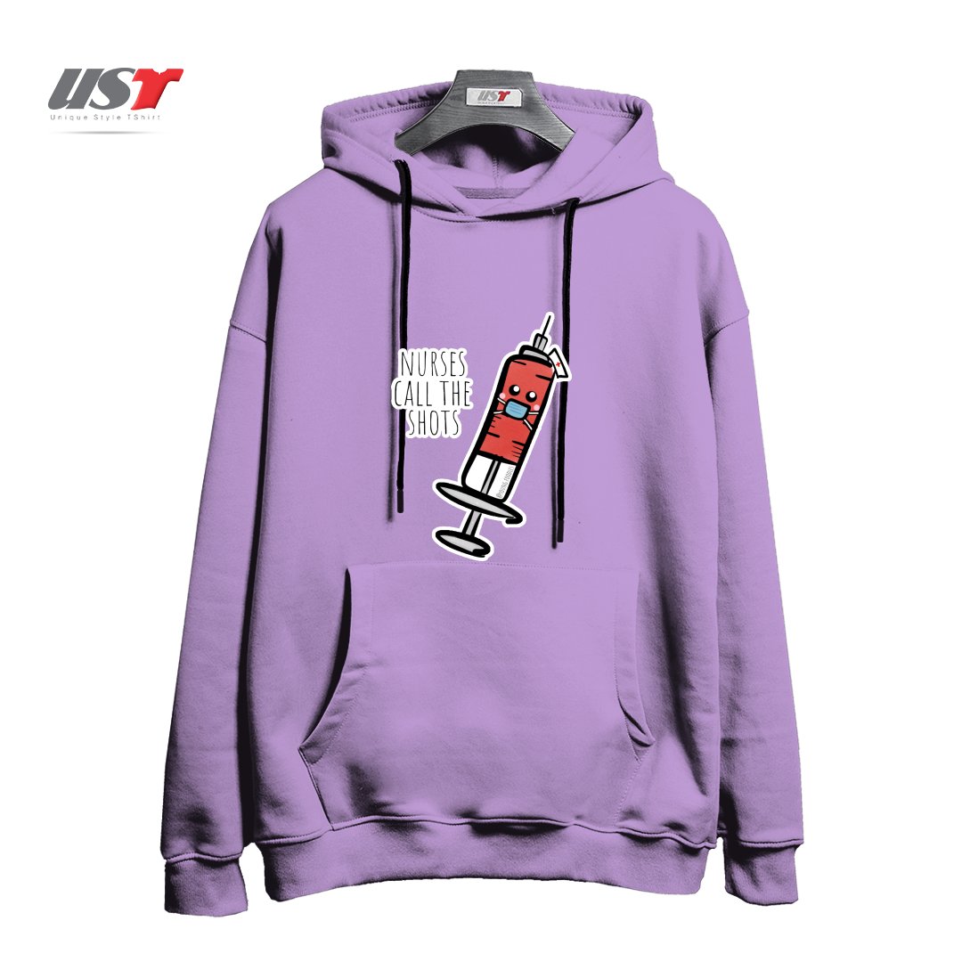 هودی اورسایز طرح NURSES CALL THE SHOTS