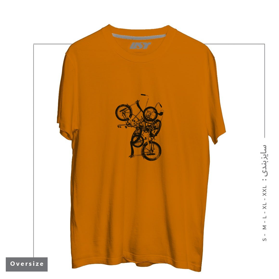 طرح BIKE CHAOS  ON SALE! تیشرت اورسایزرنگ پرتغالی