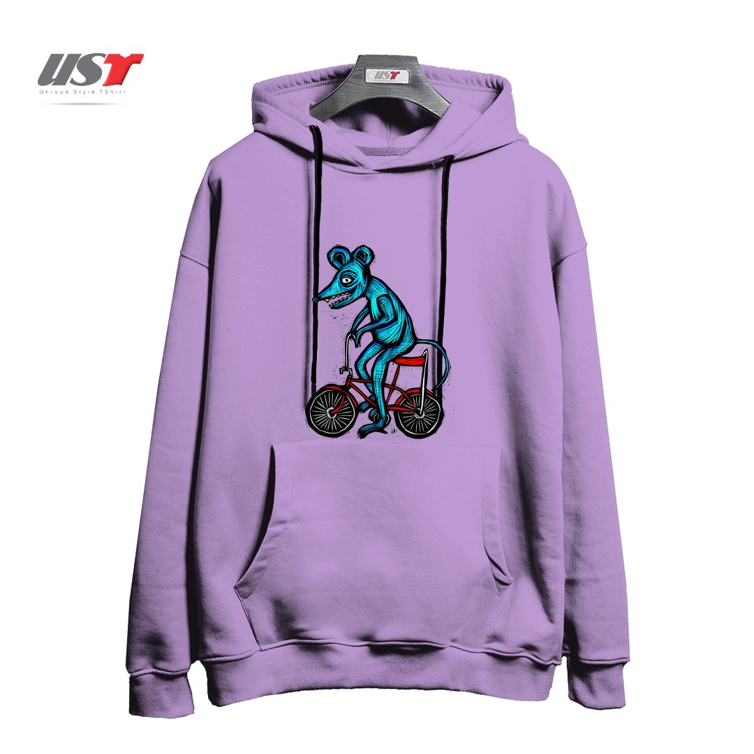 طرح BIKE RAT هودی اورسایزرنگ یاسی