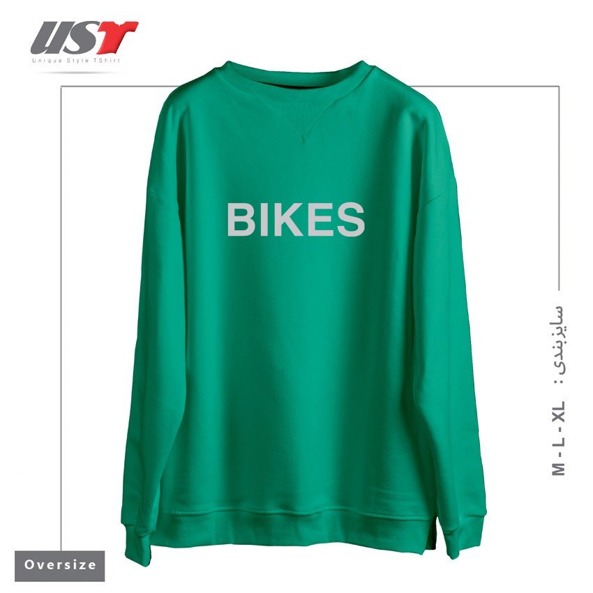 سوییشرت اورسایز طرح BIKES!62