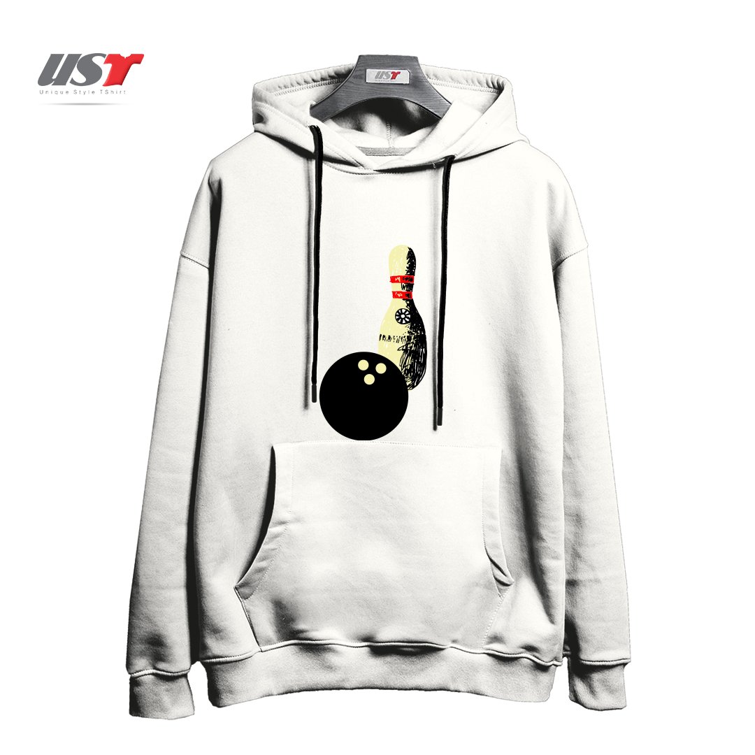 هودی اورسایز طرح BOWLING