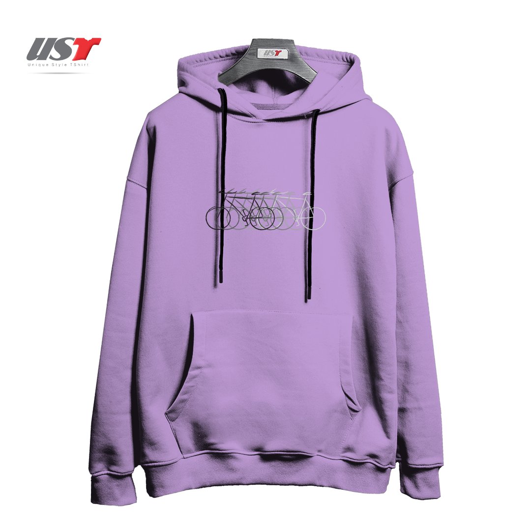 طرح JUST BIKE هودی اورسایزرنگ یاسی