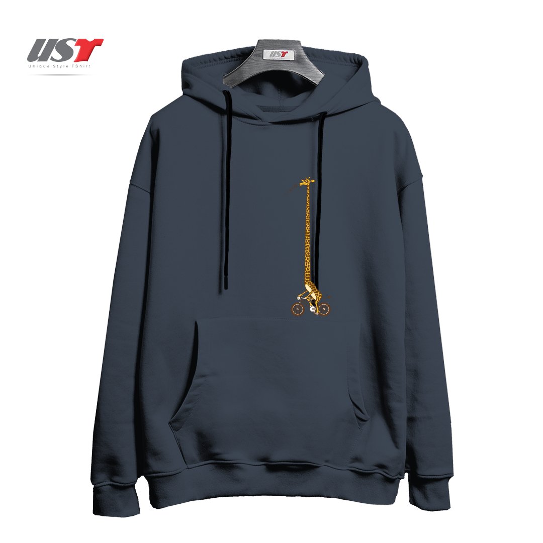 طرح LONG BIKE RIDE هودی اورسایزرنگ دودی