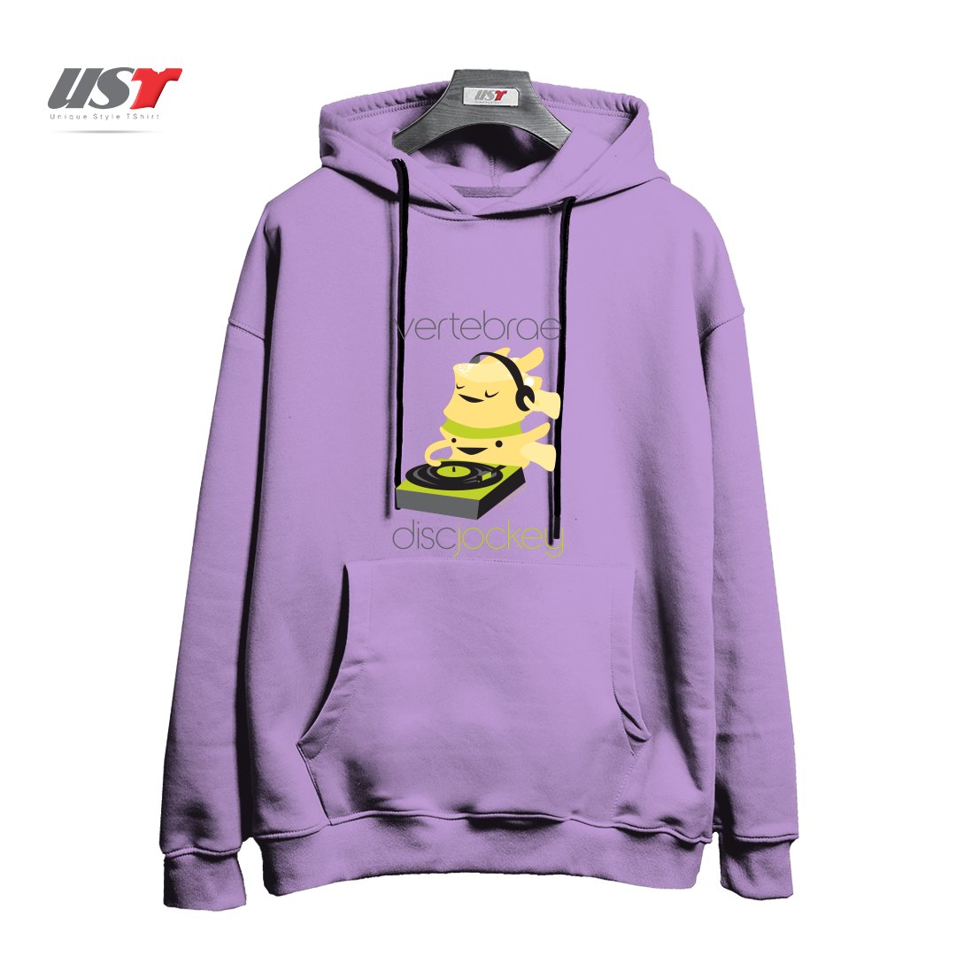 هودی اورسایز طرح VERTEBRAE - DISC JOCKEY