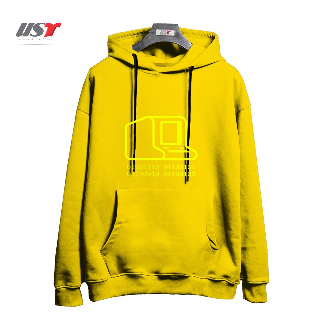 هودی اورسایز طرح ANALOG GEEK5454