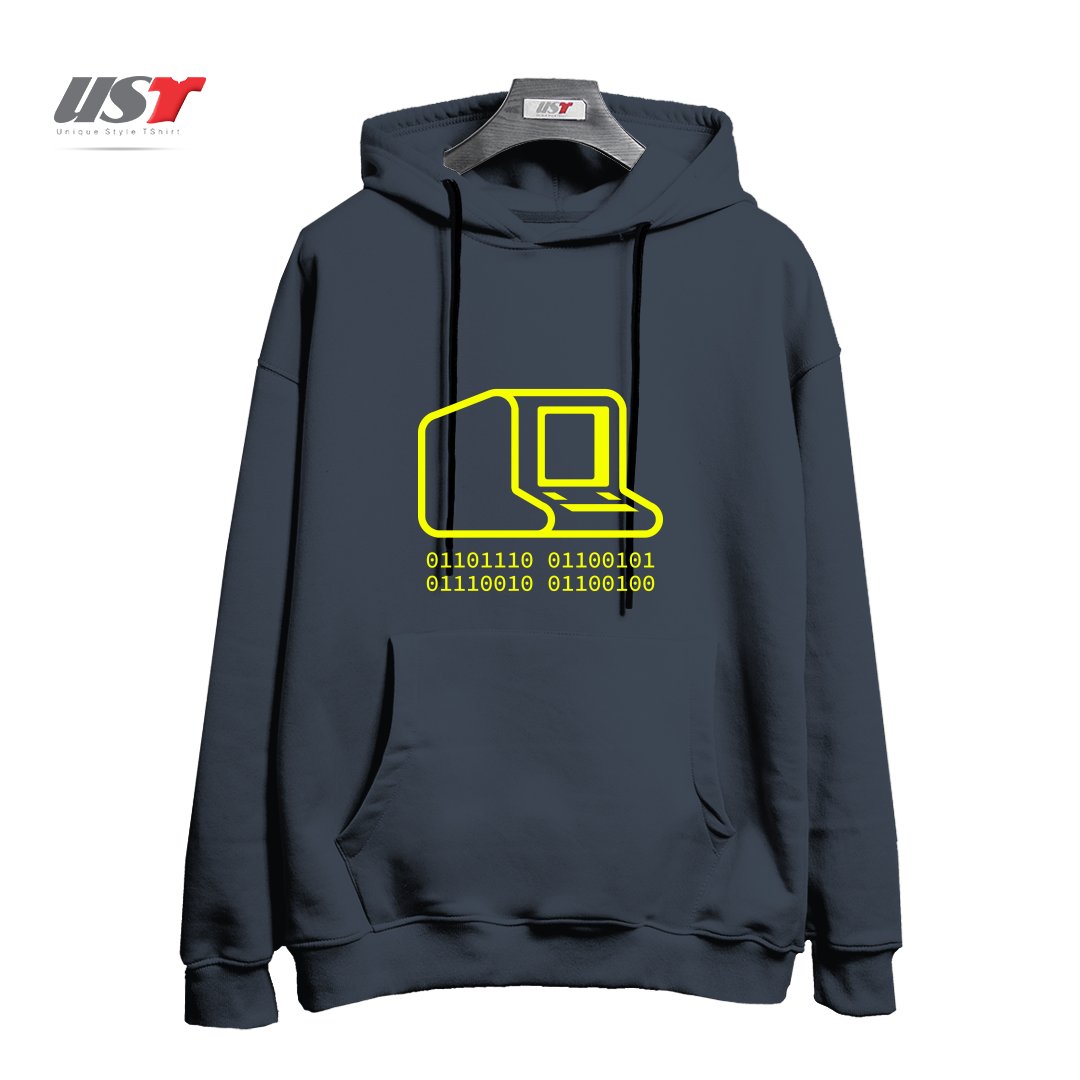 طرح ANALOG GEEK5454 هودی اورسایزرنگ دودی