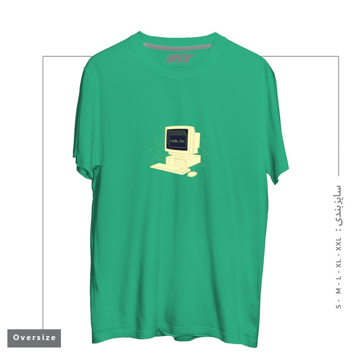 تیشرت اورسایز طرح COMPUTER CODING241415