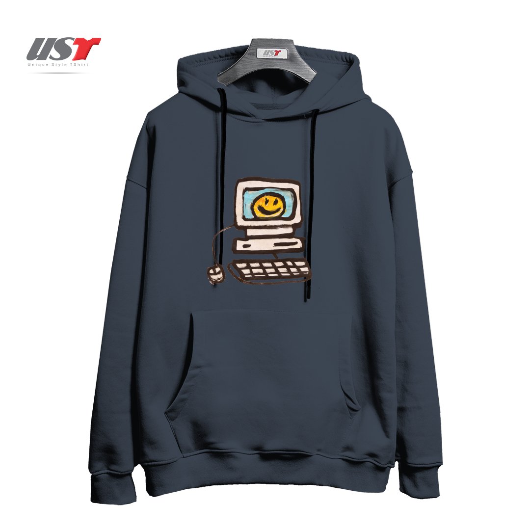 طرح COMPUTER LOVE هودی اورسایزرنگ دودی