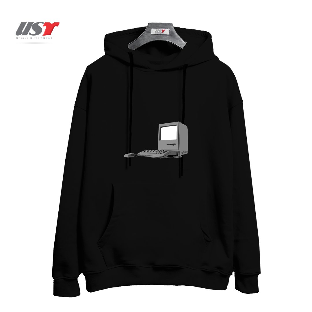 طرح WHERE IT ALL BEGAN هودی اورسایزرنگ مشکی