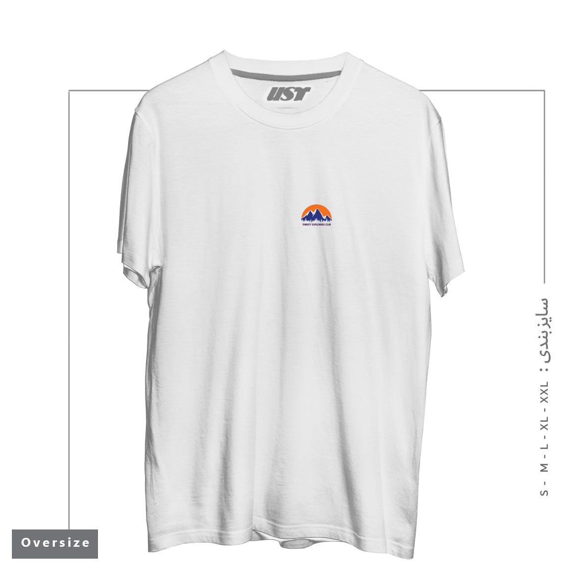 تیشرت اورسایز طرح 90S MOUNTAINEERING