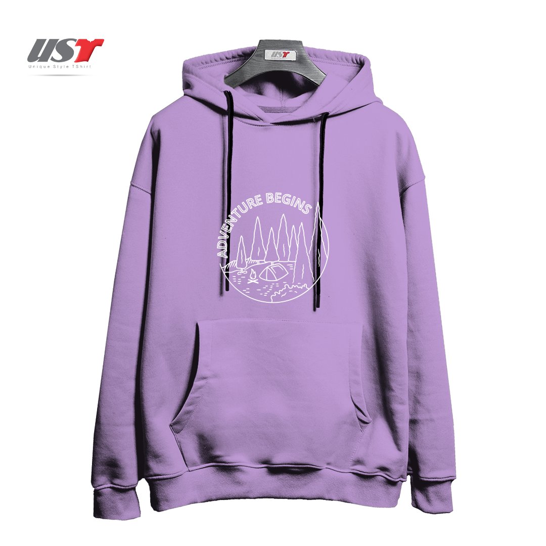 طرح ADVENTURE BEGINS1165 هودی اورسایزرنگ یاسی