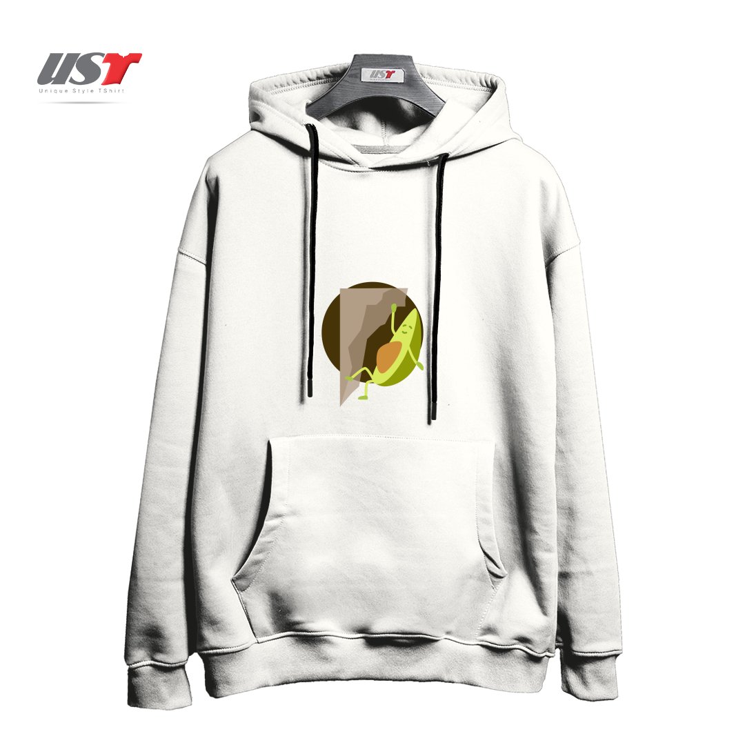 هودی اورسایز طرح CLIMBING AVOCADO