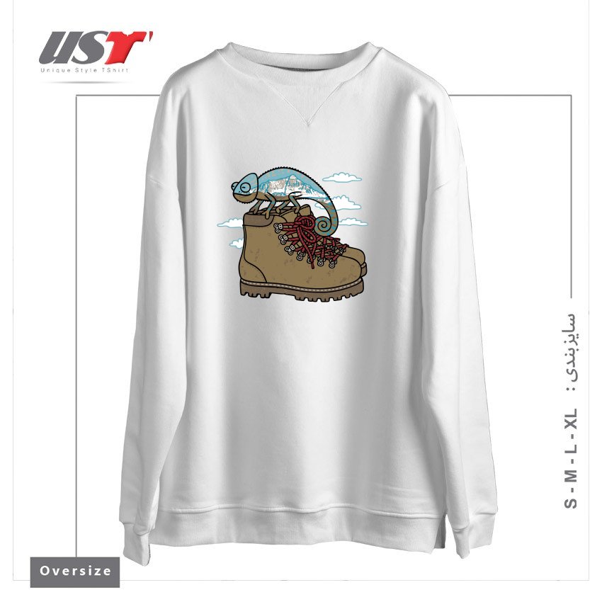 سوییشرت اورسایز طرح CLIMBING