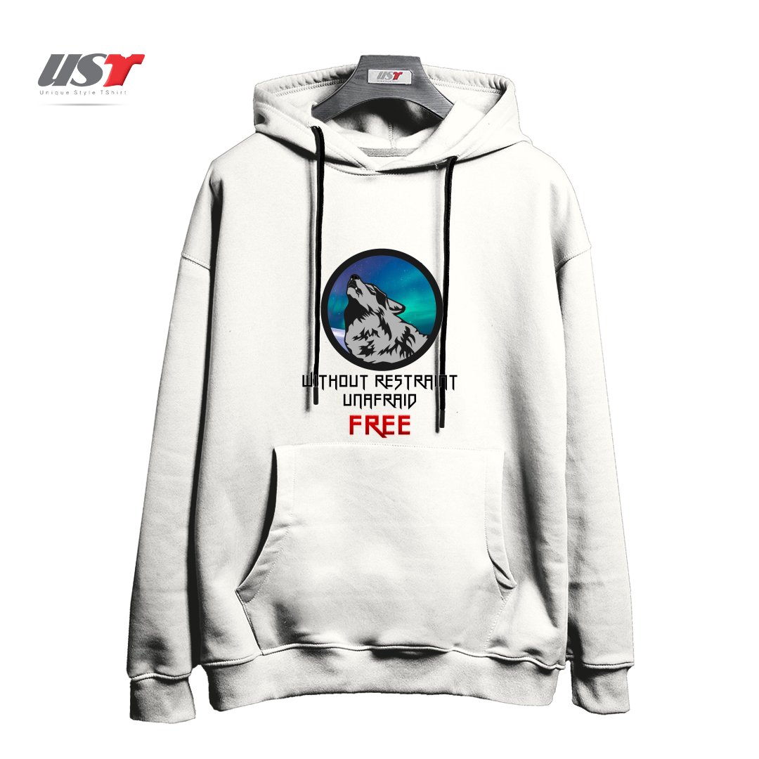 طرح FREE هودی اورسایزرنگ سفید