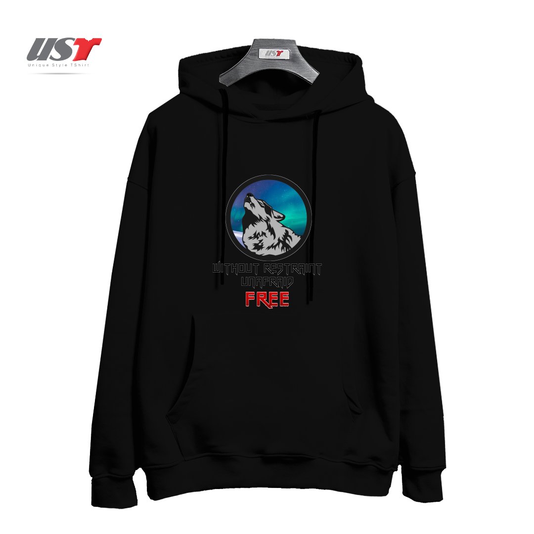 طرح FREE هودی اورسایزرنگ مشکی