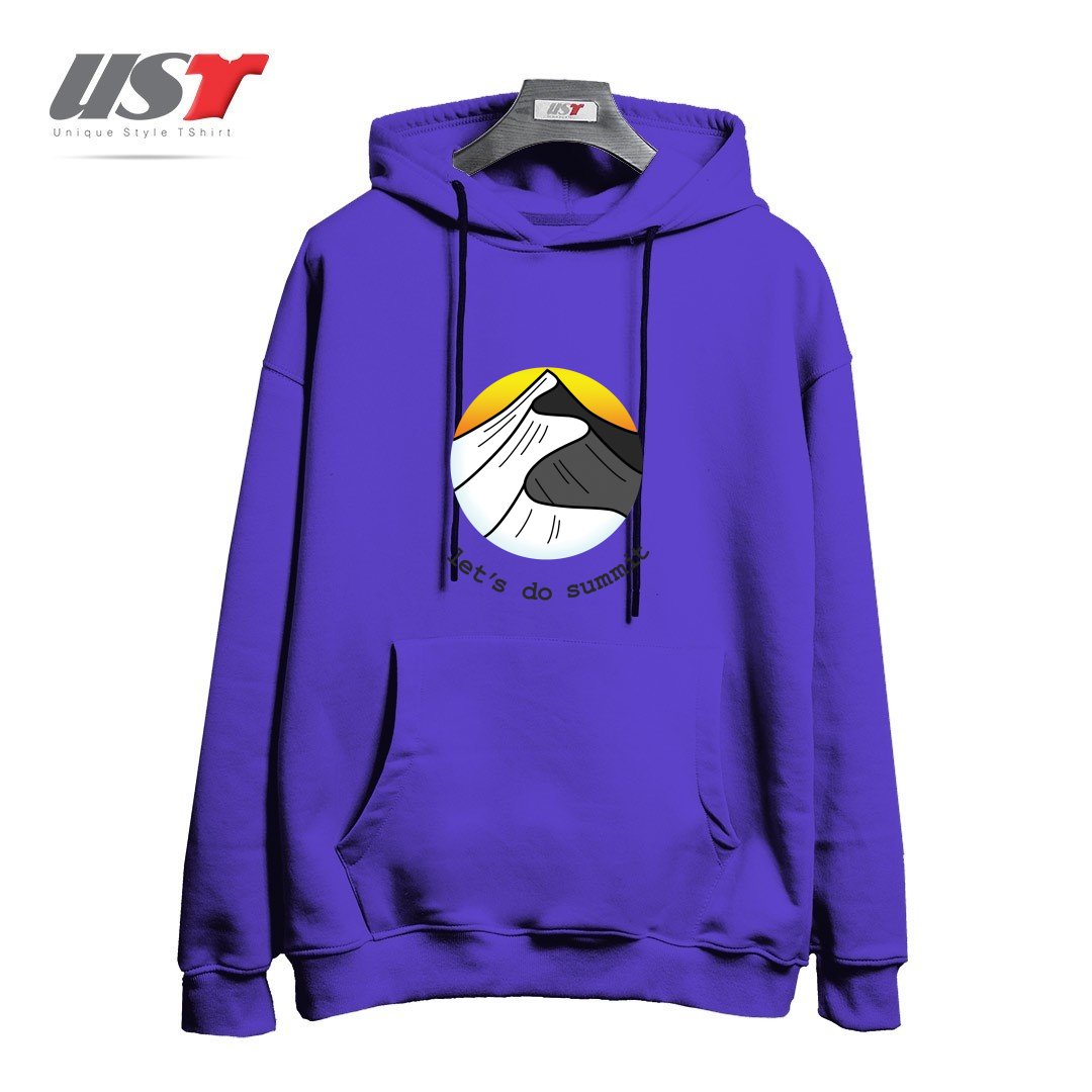 هودی اورسایز طرح LET'S DO SUMMIT (ON LIGHT)