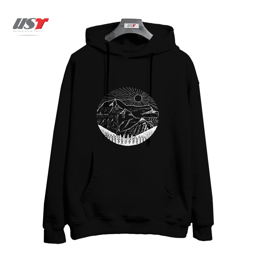 طرح MOUNT ROBSON24561 هودی اورسایزرنگ مشکی