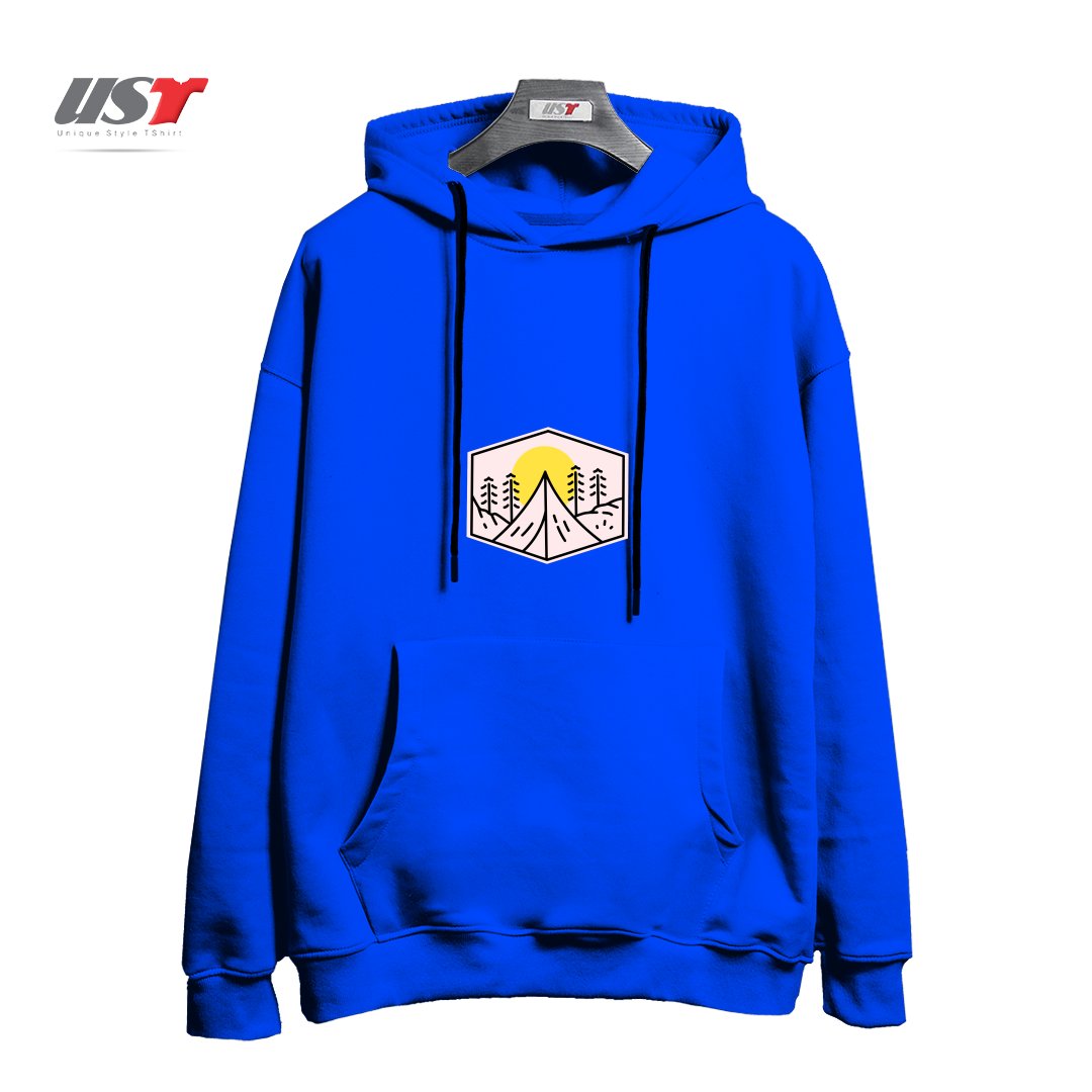هودی اورسایز طرح MOUNTAIN PEAK