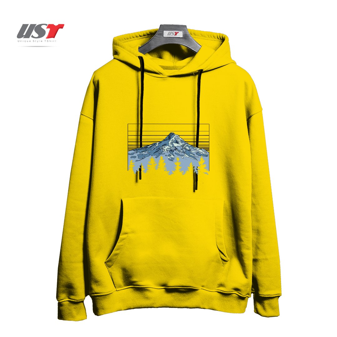 طرح MY HOOD هودی اورسایزرنگ زرد