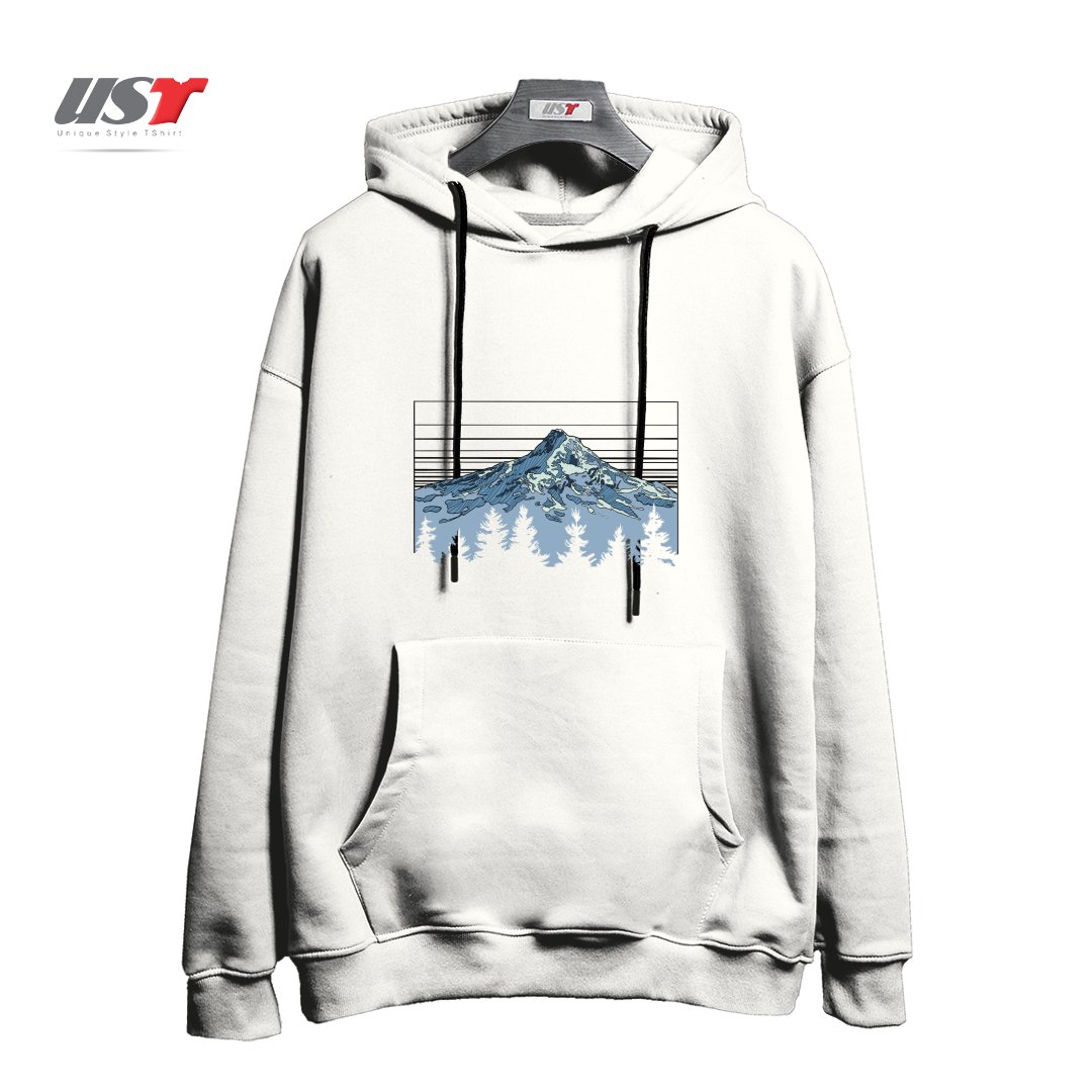 طرح MY HOOD هودی اورسایزرنگ سفید