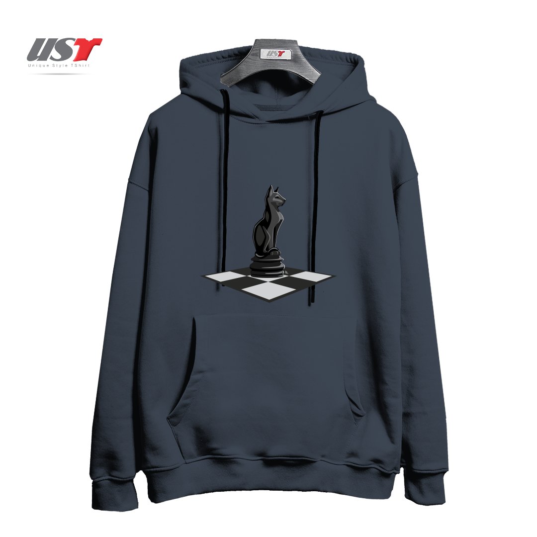 هودی اورسایز طرح CAT CHESS