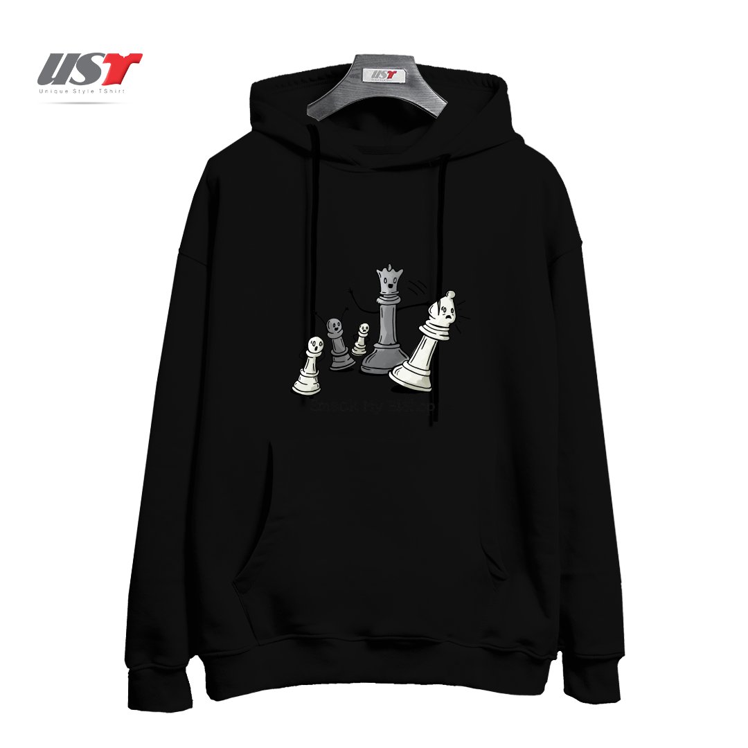 طرح CHESS PRODIGY - SMACK MY BISHOP هودی اورسایزرنگ مشکی