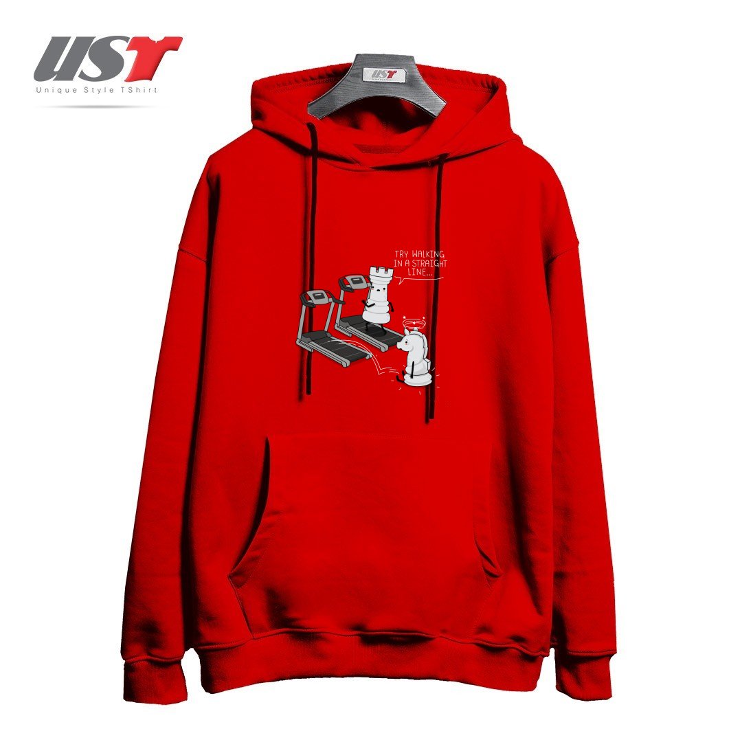 هودی اورسایز طرح IN A STRAIGHT LINE