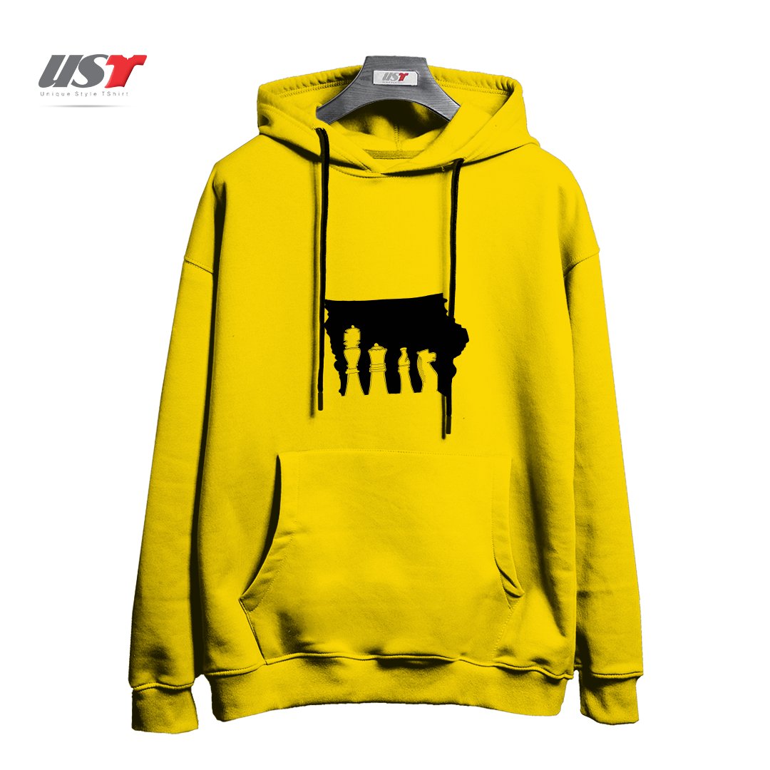 طرح IOWA CHESS هودی اورسایزرنگ زرد