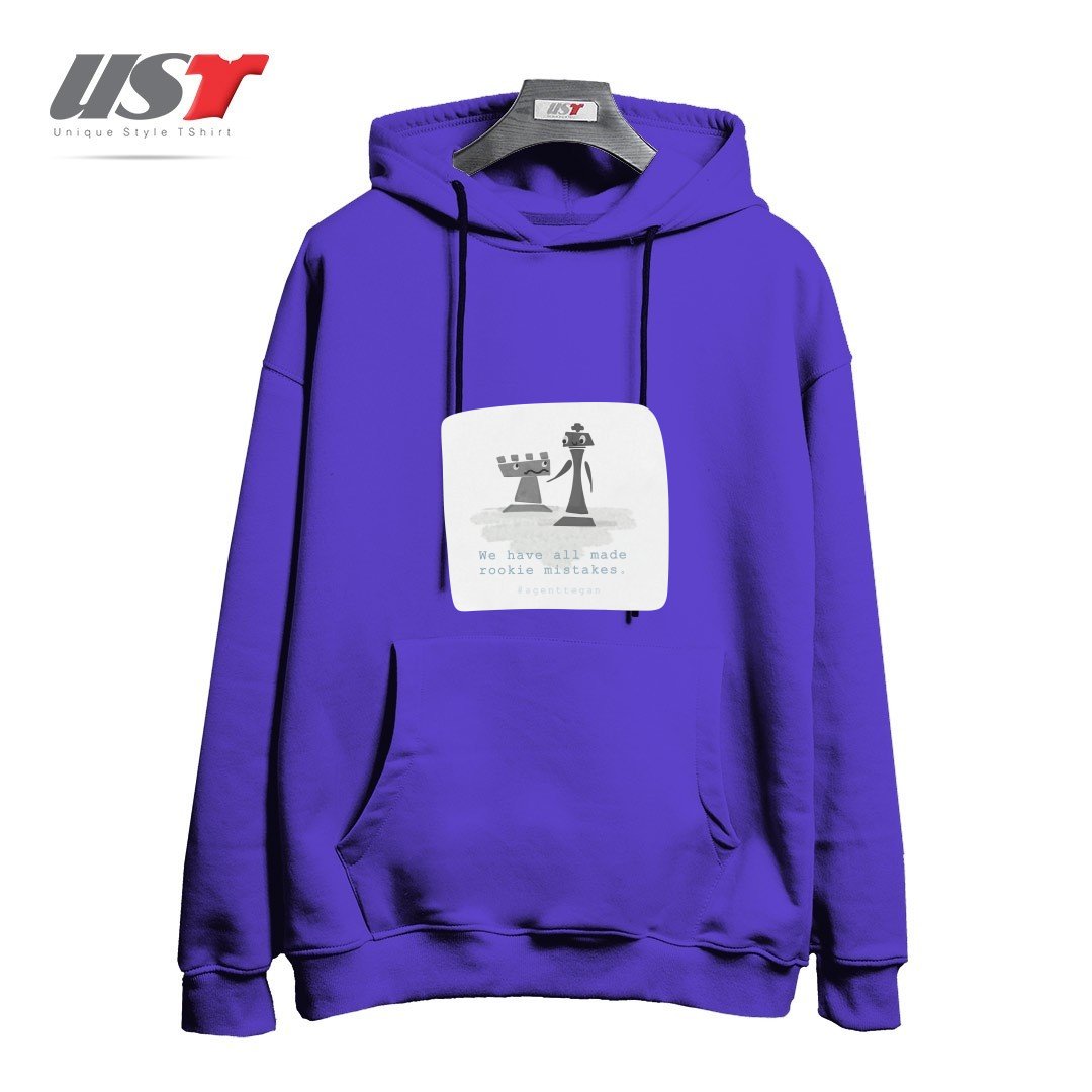 طرح ROOKIE MISTAKE هودی اورسایزرنگ بنفش