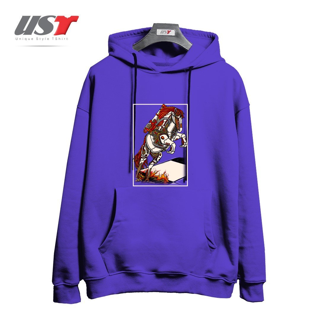 طرح THE DARKNESS KNIGHT هودی اورسایزرنگ بنفش