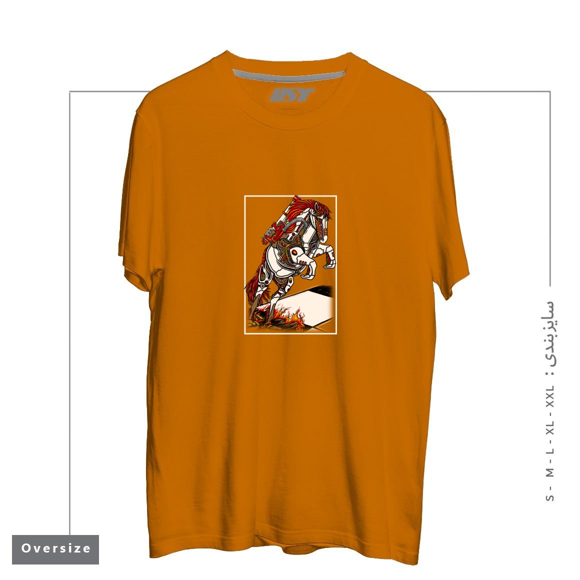 تیشرت اورسایز طرح THE DARKNESS KNIGHT